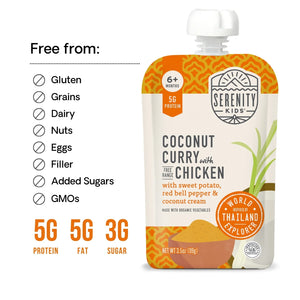 POUCH 99G  CHICKEN COCONUT CURRY SERENITY