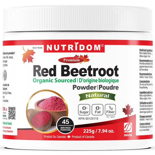 POWDER 454G BEETROOT NUTRIDOM – Nature Sante