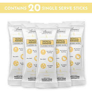 PRE-WORKOUT 20 INDIVIDUAL PACKETS JUST.INGREDIENTS TROPICAL PARADISE