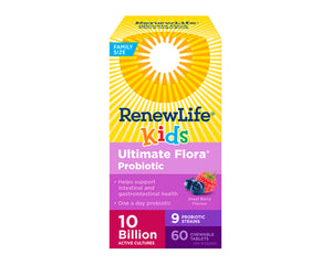 PROBIOTIC 10 BILLION 60 CHEWABLES KIDS RENEW LIFE