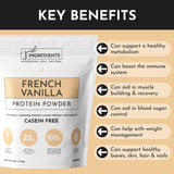 PROTEIN 1066G FRENCH VANILLA JUST INGREDIENTS