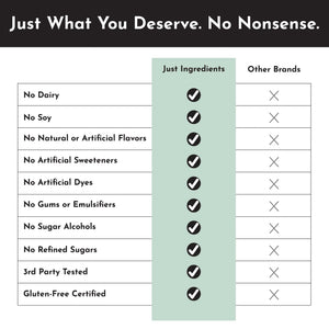 PROTEIN 1071 VEGAN MINT CHOCOLATE  JUST.  INGREDIENTS