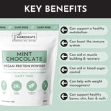 PROTEIN 1071 VEGAN MINT CHOCOLATE  JUST.  INGREDIENTS