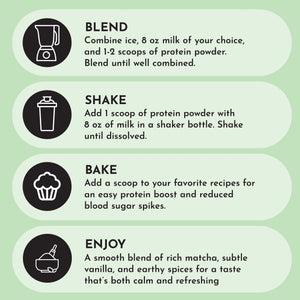 PROTEIN 1102G JUST INGREDIENTS MATCHA