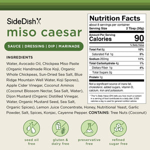 SAUCE 227G DRESSING MISO CAESAR SIDE DISH