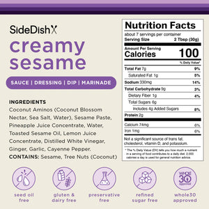 SAUCE 227G  DRESSING SESAME  SIDE DISH