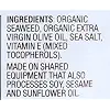 SEAWEED 6*5G ORG OLIVE OIL