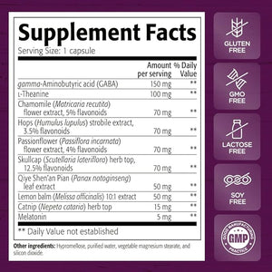 SLEEP8 PLUS 60VCAP 5MG MELATONIN NEW ROOTS