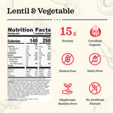 SOUP HEARTY 454G LENTIL&VEGETABLE KETTLE FIRE