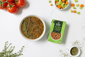 SOUP HEARTY 454G VEGETABLE & QUINOA KETTLE FIRE