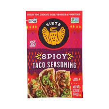 TACO SEASONING SPICY 37G SIETE