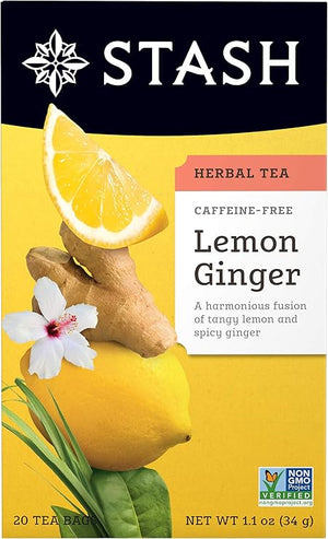 TEA STASH ORG.16B LEMON GINGER