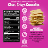 THINS 4OZ CHIVE GARLIC EVERY BODY EAT