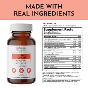 THYROID 60CAPS SUPPORT JUST.INGREDIENTS