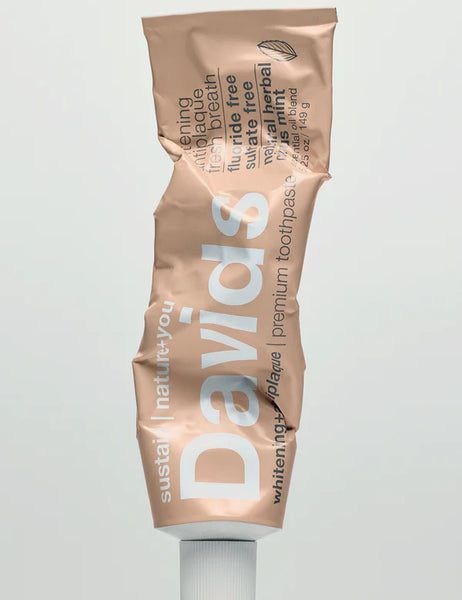 TOOTHPASTE 140G DAVIDS CITRUS – Nature Sante