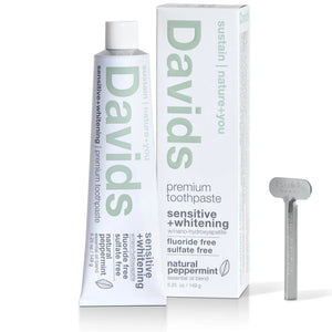 TOOTHPASTE 140G DAVIDS SENSITIVE + WHITENING