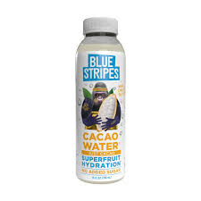WATER 296ML BLUE STRIPES JUST CACAO