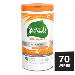 WIPES 70U LEMONGRASS CITRUS SEVENTH GENERATION
