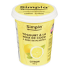 YOGURT COCO 450G CITRON SIMPLA