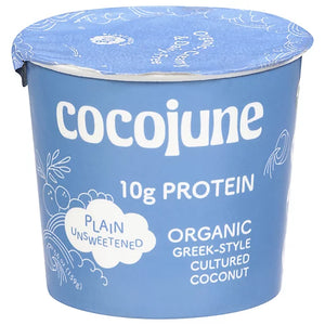 YOG 142G PROTEIN GREEK PLAIN UNSWEETENED COCOJUNE - Best Before 09/22/2026