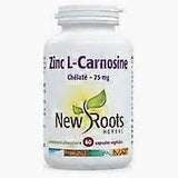 ZINC 60VCAP L-CARNOSINE NEW ROOTS
