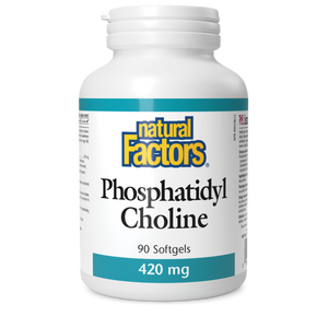 Natural Factors Phosphatidyl Choline  420 mg  90 Softgels