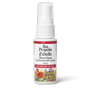 Natural Factors Bee Propolis  Throat Spray    30 mL Liquid