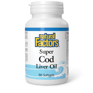 Natural Factors Super Cod Liver Oil   90 Softgels