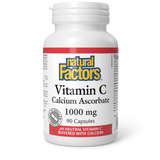 Natural Factors Vitamin C Calcium Ascorbate  1000 mg  90 Capsules