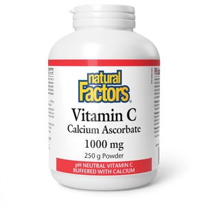 Natural Factors Vitamin C Calcium Ascorbate Powder   1000 mg  250 g Powder