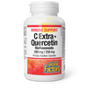 Natural Factors C Extra + Quercetin  Bioflavonoids   500 mg / 250 mg  60 Easy Swallow Capsules