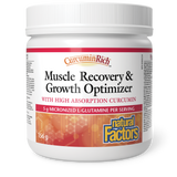 Natural Factors Muscle Recovery & Growth Optimizer  With High Absorption Curcumin    156 g Powder