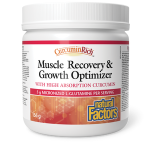 Natural Factors Muscle Recovery & Growth Optimizer  With High Absorption Curcumin    156 g Powder