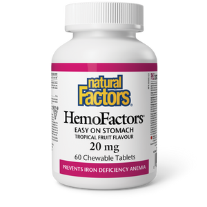 Natural Factors HemoFactors  20 mg  60 Chewable Tablets