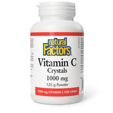 Natural Factors Vitamin C Crystals  1000 mg  125 g Powder
