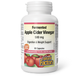 Natural Factors Fermented Apple Cider Vinegar  500 mg  90 Capsules