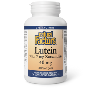 Natural Factors Lutein with 7 mg Zeaxanthin  40 mg  30 Softgels