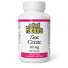 Natural Factors Zinc Citrate  50 mg  180 Tablets