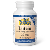 Natural Factors Lutein with 3.5 mg Zeaxanthin  20 mg  150 Softgels