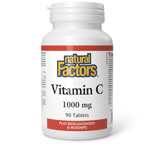 Natural Factors Vitamin C   plus Bioflavonoids & Rosehips   1000 mg  90 Tablets