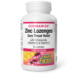Natural Factors Zinc Lozenges    with Echinamide,
Elderberry & Vitamin C     60 Lozenges Honey Blossom