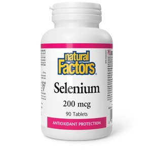 Natural Factors Selenium  200 mcg  90 Tablets