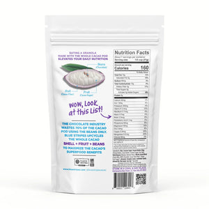 GRANOLA CACAO WHOLE 226G PEANUT BUTTER BANANA BLUE STRIPES