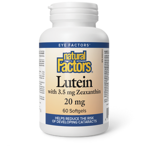 Natural Factors Lutein with 3.5 mg Zeaxanthin  20 mg  60 Softgels