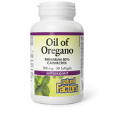 Natural Factors Oil of Oregano   180 mg  30 Softgels