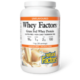 Natural Factors Whey Factors® 100% Natural Whey Protein   1 kg Powder Unflavoured