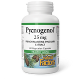 Natural Factors Pycnogenol  25 mg  60 Vegetarian Capsules