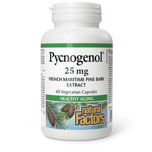 Natural Factors Pycnogenol  25 mg  60 Vegetarian Capsules