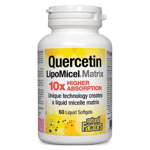 QUERCETIN 60 LIQUID SOFTGELS LIPOMICEL MATRIX