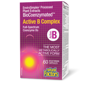 Natural Factors BioCoenzymated™ Active B Complex   60 Vegetarian Capsules